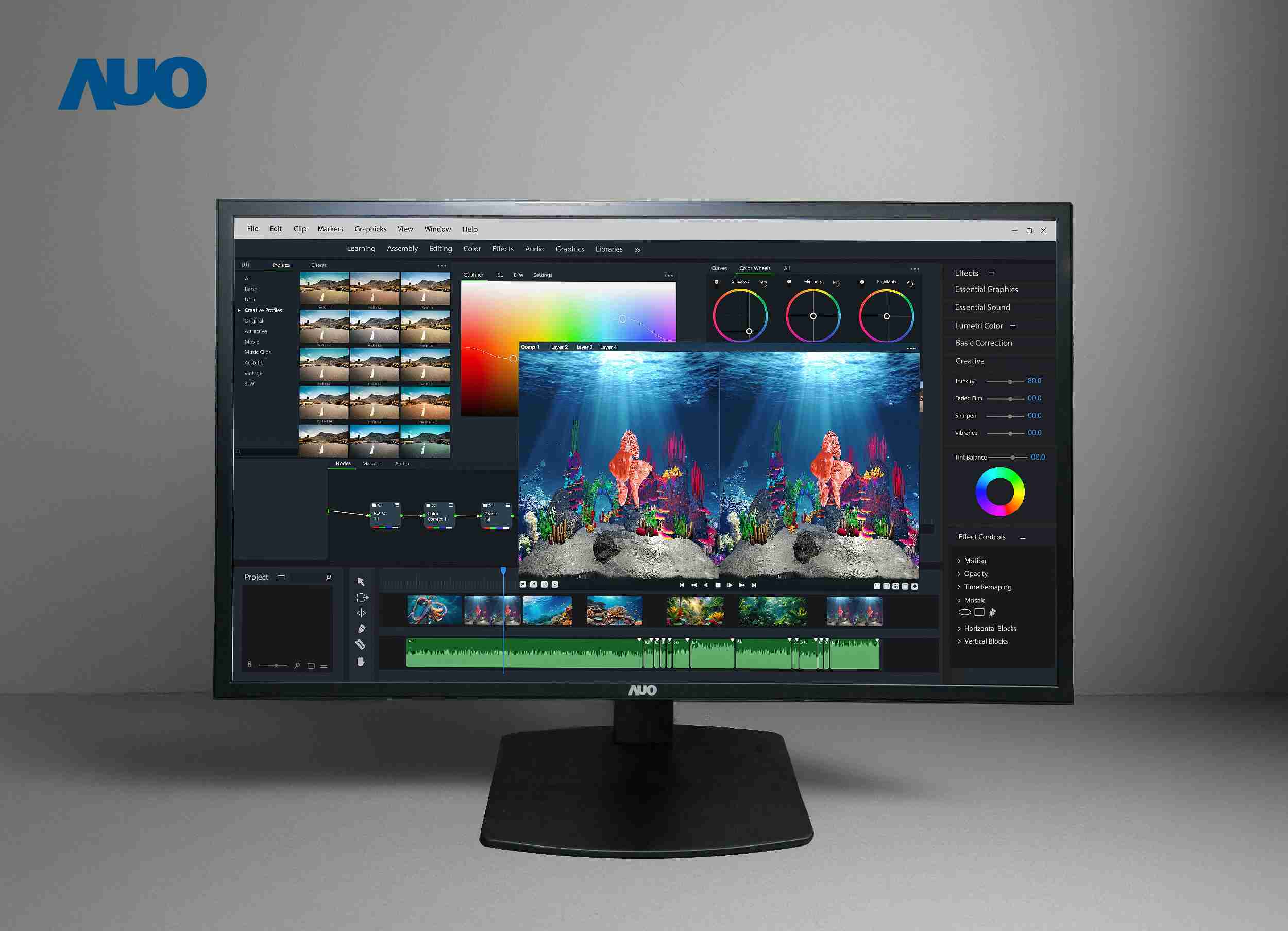 人生就是博开发32吋2D/3D专业桌上型显示器，，拥有8K4K超高分辨率，，，，并以低串扰算法优化3D显示效果，，，搭载自动眼球追踪功能，，，，能实时调整3D图像，，，进行实时2D与3D无缝共存窗口，，，，提供图像设计工作者突破二维接口的崭新工作氛围与效率